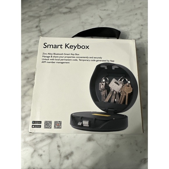Does not apply Other - ® Portable Smart Key Lock Box - Bluetooth & Mechanical Keyless Entry, App Con...